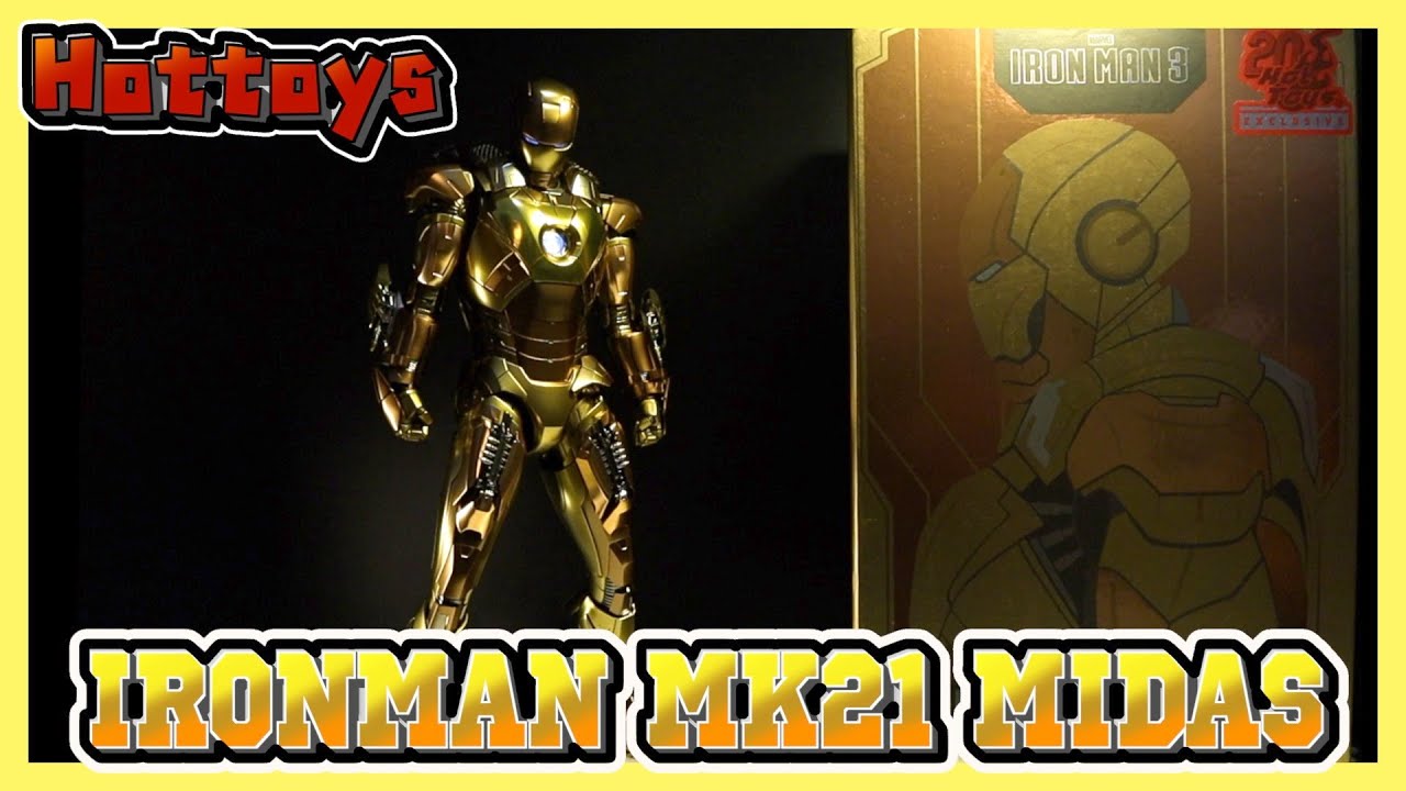 【Hottoys】開箱 Ironman mark 21 midas 1:6 Figure 鐵甲奇俠 3