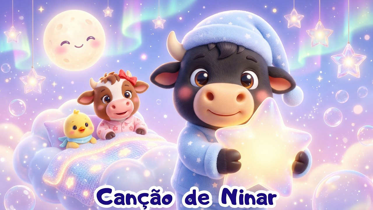 🌙Dorme, Dorme Devagar… | Bichinhos Dormindo Um a Um | Boi Soninho | Canção de Ninar