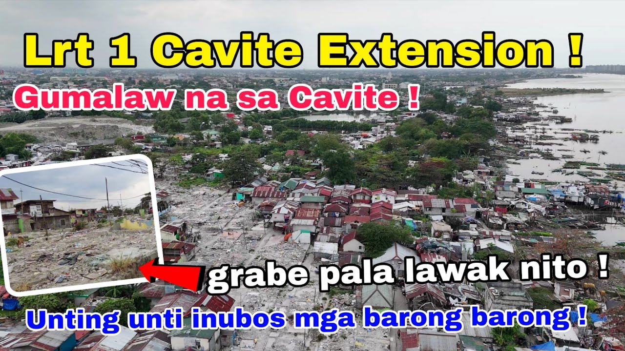 Lrt 1 Cavite Extension may progress na ! Mga bahay giniba grabe ang lawak pala dito ! Talaba II