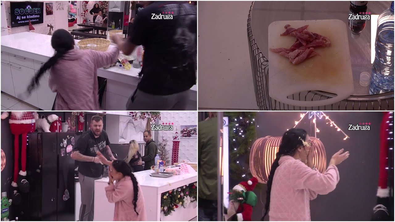 Zadruga 4 - Maja izmaltretirala Janjuša, on je gađao testom u glavu - 08.12.2020.
