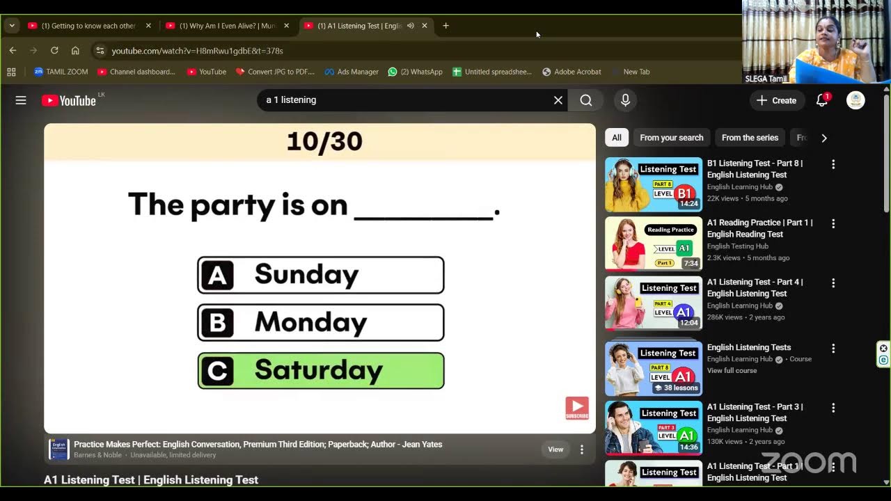 Diploma in English Tamil 116 Batch Day 02