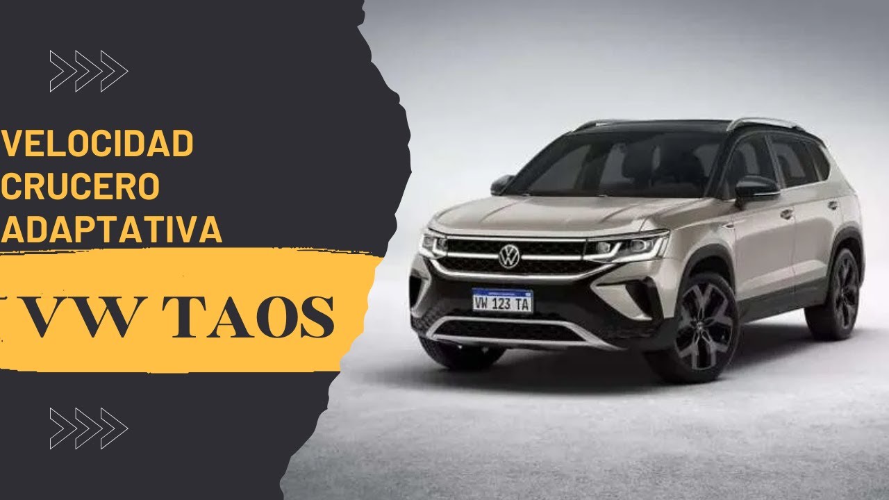 Control de velocidad crucero adaptativa (adaptive cruise control) VOLKSWAGEN TAOS 2024