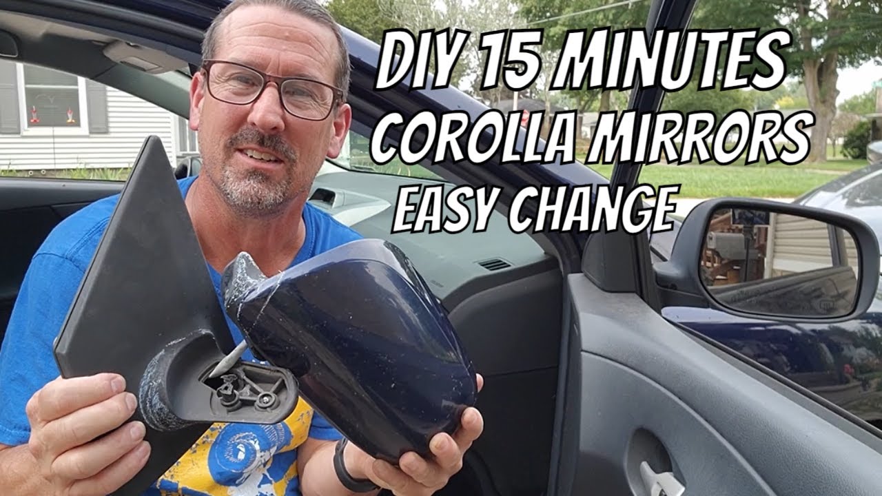 How to Install Side Mirrors on 2009 2013 Toyota Corolla in 15 minutes