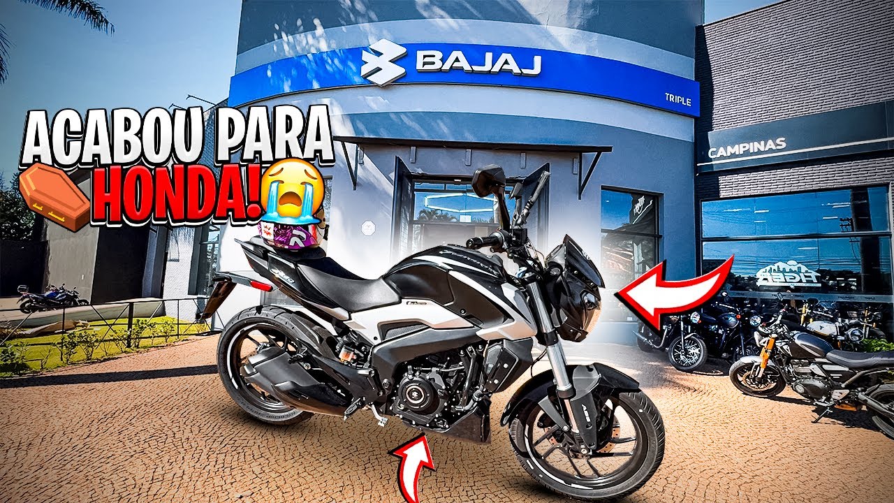 ADEUS CB TWISTER! NOVA BAJAJ DOMINAR 250 MAIS POTENTE E PREÇO DE CG 160