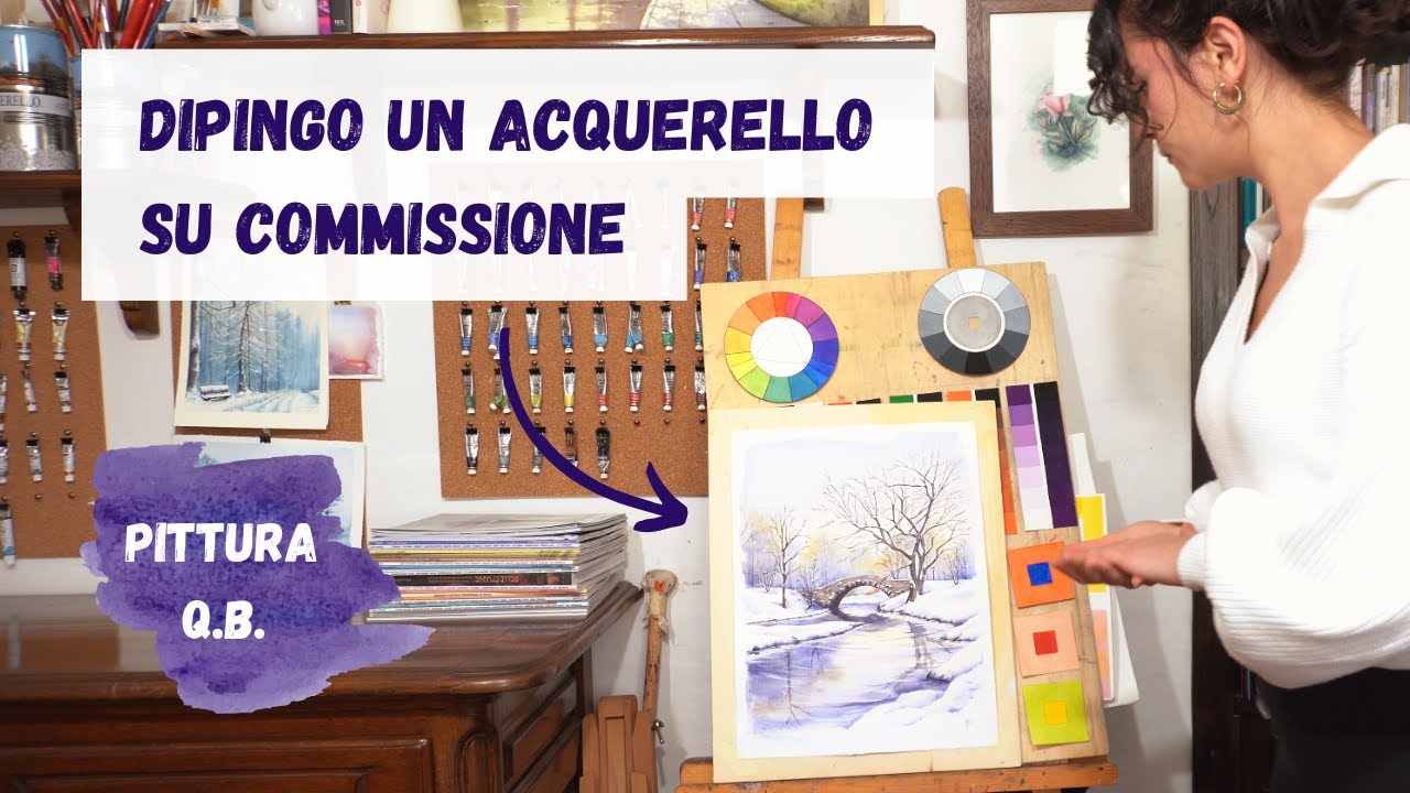 Dipingo un Acquerello su commissione - Pittura Q.B