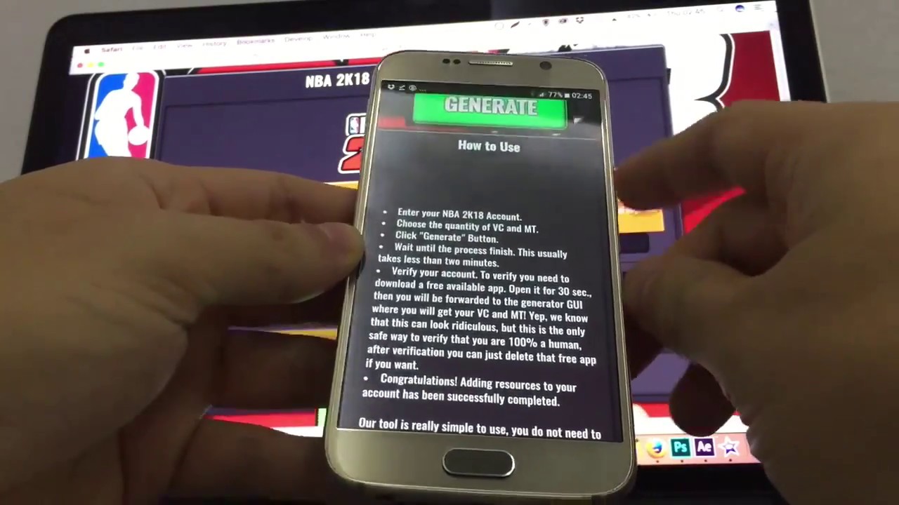 My NBA 2k18 Hack - Nba2k18 Cheat - working 2017