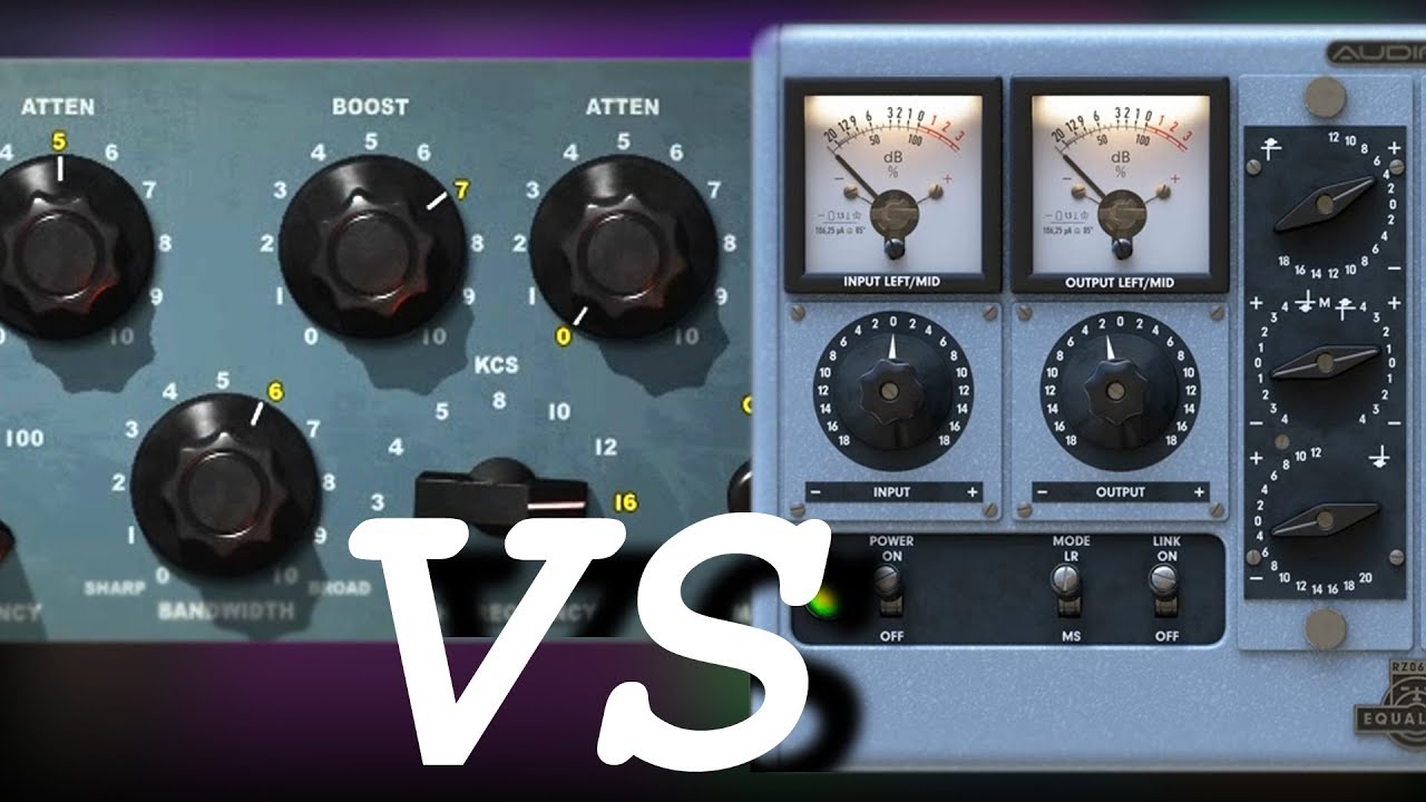 Finding the right EQ for the job: PuigTec EQP-1A vs Audified RZ062