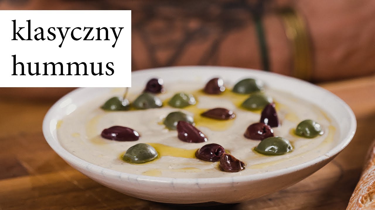 Przepis na KLASYCZNY HUMMUS! Idealna technika i proporcje | WegeTuba