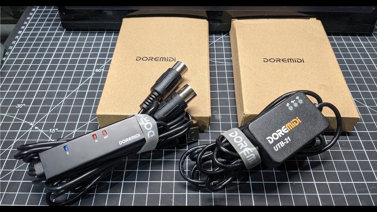 Vlog#066 DOREMiDiのMIDI to Bluetoothケーブル UTB-21 を買ってみた