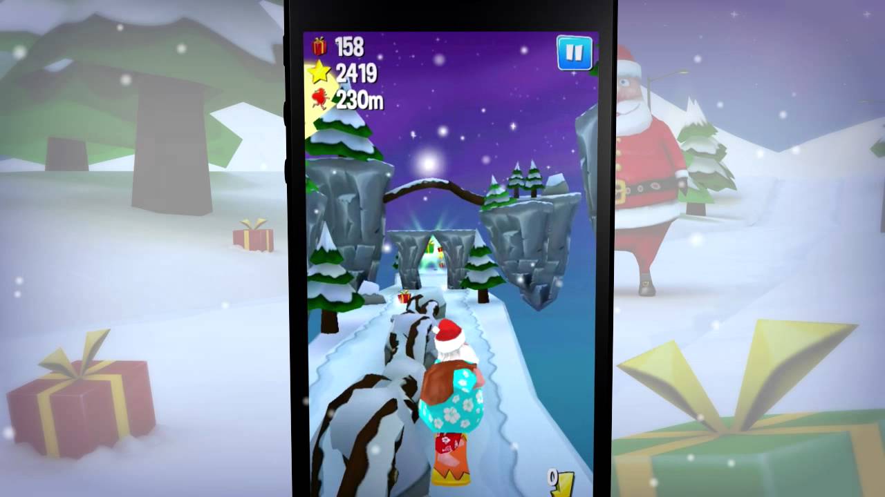 Running With Santa Official Trailer | Christmas Runner Game by Zariba