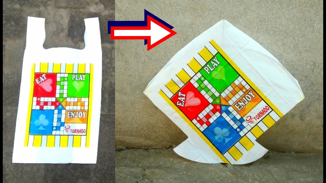 Kite Making With Shopper | How to Make a Kite |Step By Step Tutorial!