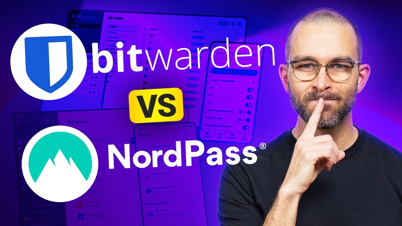 Bitwarden против NordPass | Какой менеджер паролей выбрать?
