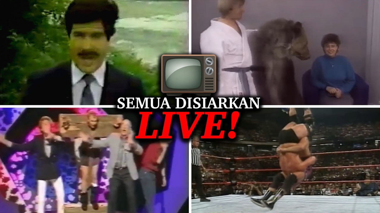 JUTAAN ORANG PANIK! Inilah 7 Kejadian Mengerikan yang Pernah Terjadi Saat Siaran Langsung