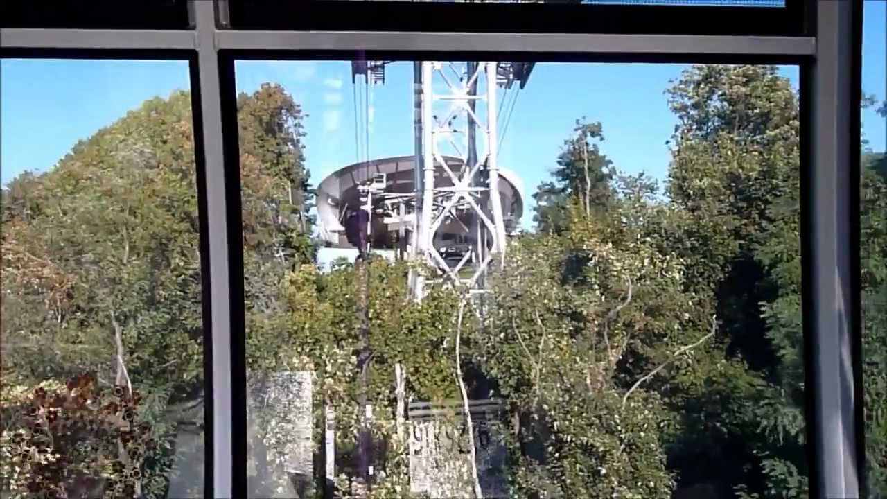 Koblenz Seilbahn übern Rhein - mit Glasbodenblick