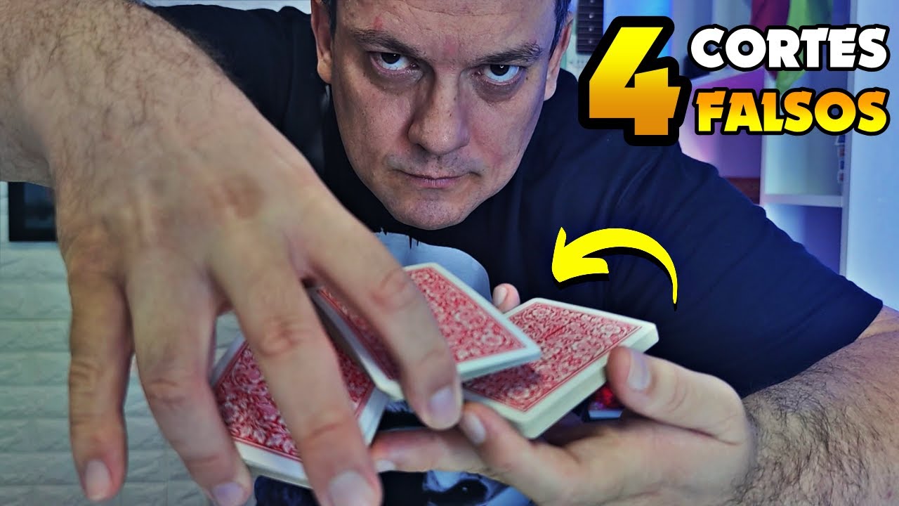 Como Fazer Corte Falso no Baralho | Aprenda 4 cortes que todo MÁGICO deve fazer
