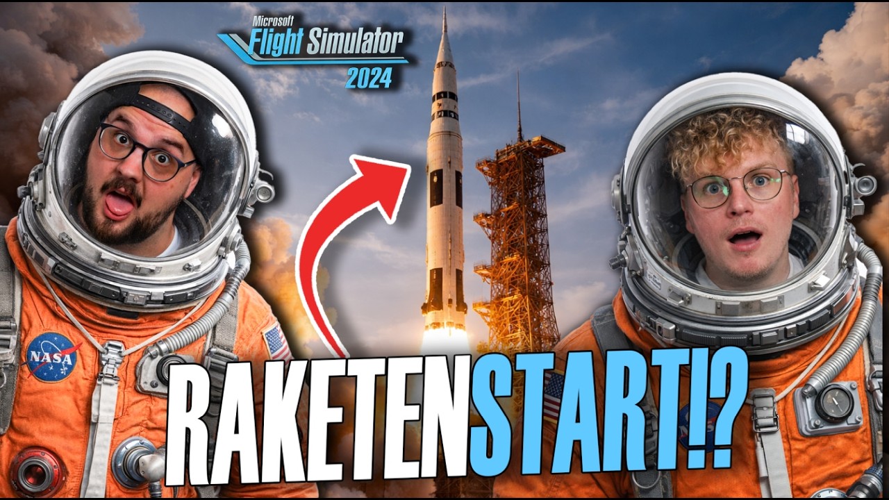 Wir fliegen ins All?! Microsoft Flightsimulator 2024 eskaliert komplett!