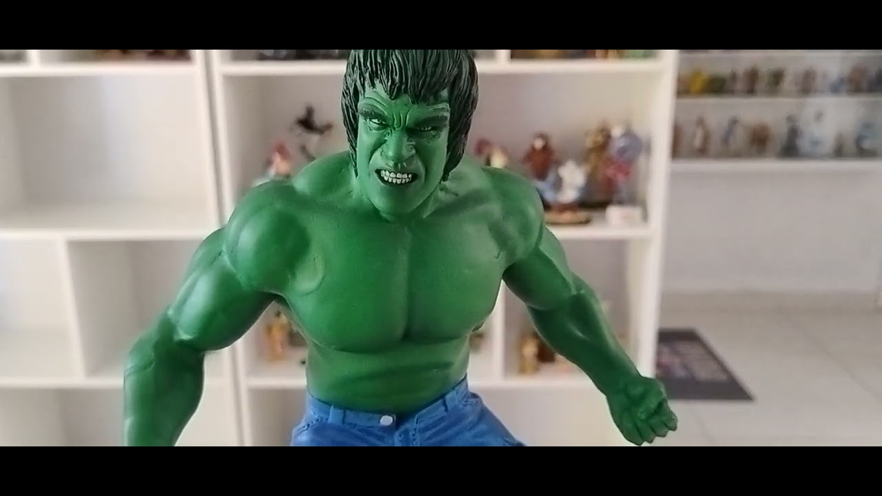 REVIEW Estátua 1/5 HULK LOU FERRIGNO Seriado de TV anos 80.