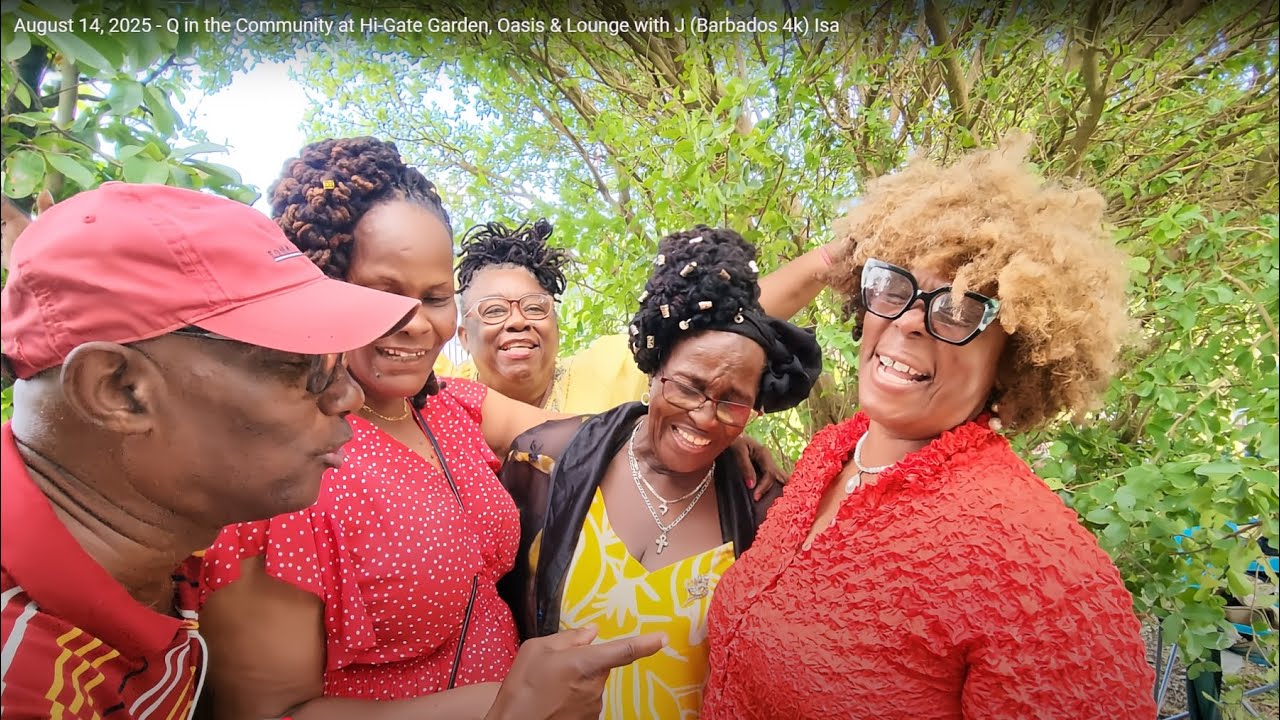 August 14, 2025 - Q in the Community at Hi-Gate Garden, Oasis & Lounge with J (Barbados 4k) Isa
