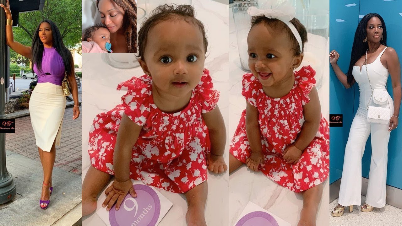 Happy 9-Months Adorable Brooklyn Daly Ft. Beautiful Kenya Moore & 'Titi Cynt...'