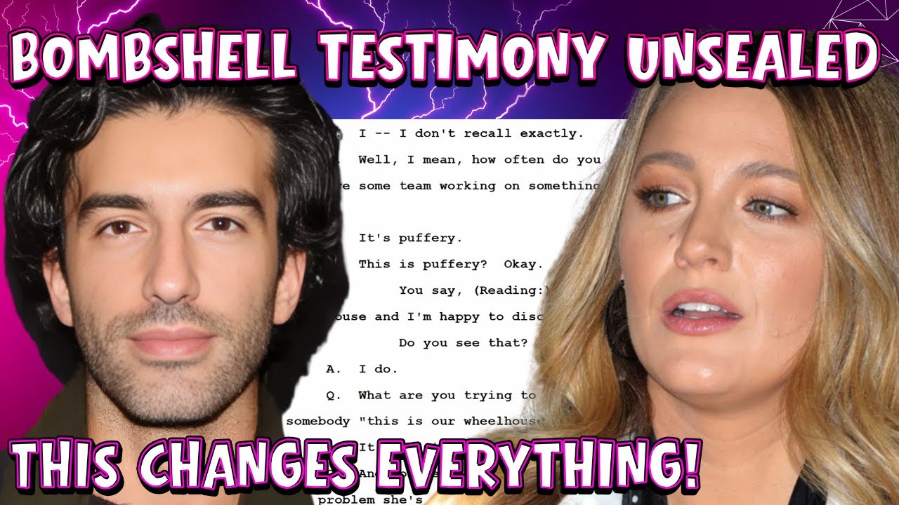 Blake Lively's CASE AGAINST Justin Baldoni TAKES WILD TURN UNSEALED Testimony REVEALS SHOCKING TWIST