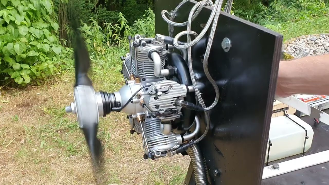 NGH GF 150 r5 tests mit Vario-prop 27,5 zoll 4 Blatt