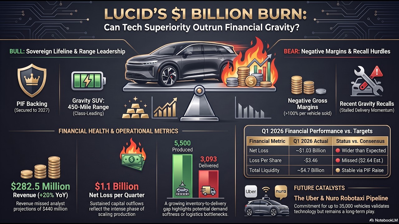 Lucid Group (LCID): $4.7B Runway vs. $1.19B Quarterly Cash Burn &mdash; Can the Tech Win?