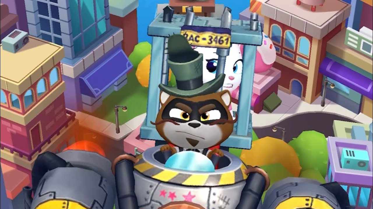 Talking Tom Hero Dash Run Game(Tom Hero) | Gameplay | Statue of liberty Boss