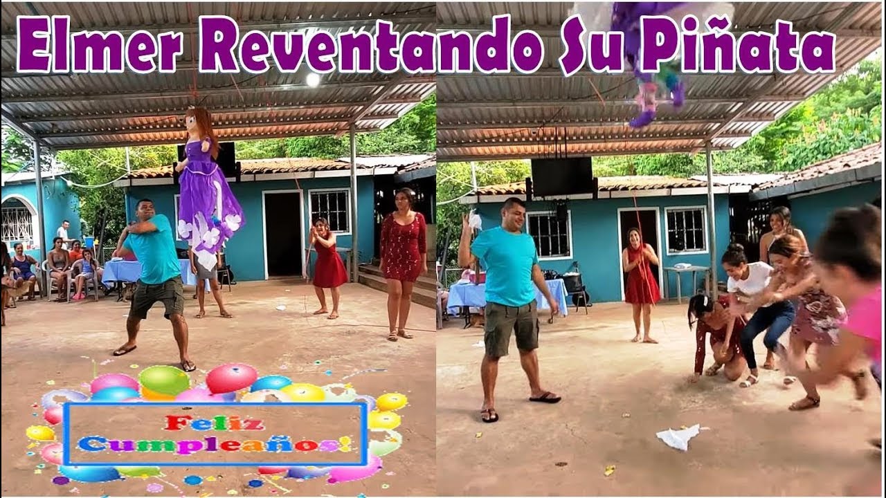 {-Elmer De Un Solo Garrotazo Se Acabo La Piñata😱
