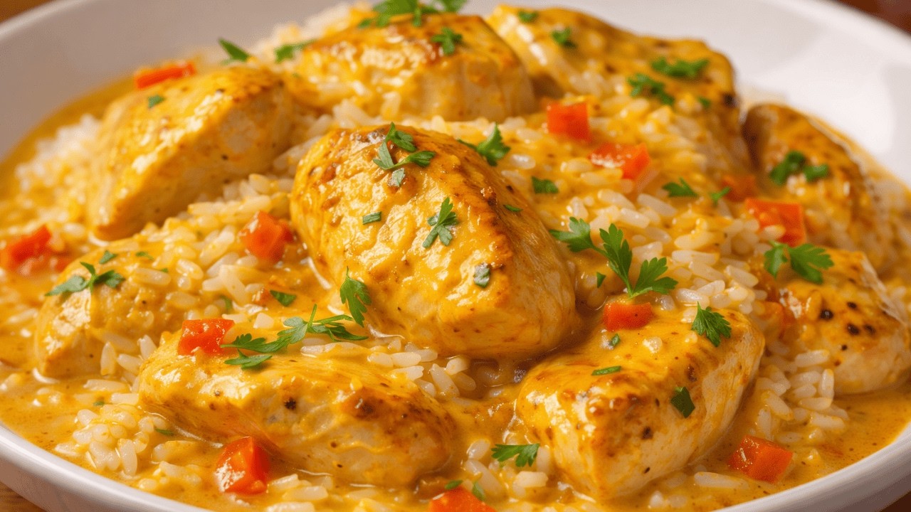 Omas bestes Rezept für Curry-Hähnchen! 🥘 So cremig & einfach! ✨