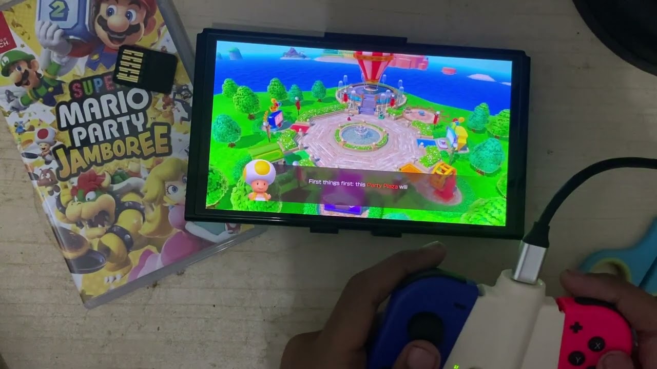 First Time Unboxing and Playing Mario Party Jamboree on Nintendo Switch OLED