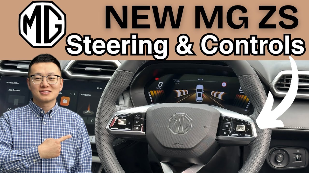 2025 New MG ZS | Tutorial - Steering Controls, Wipers, Lights - Hybrid & Petrol