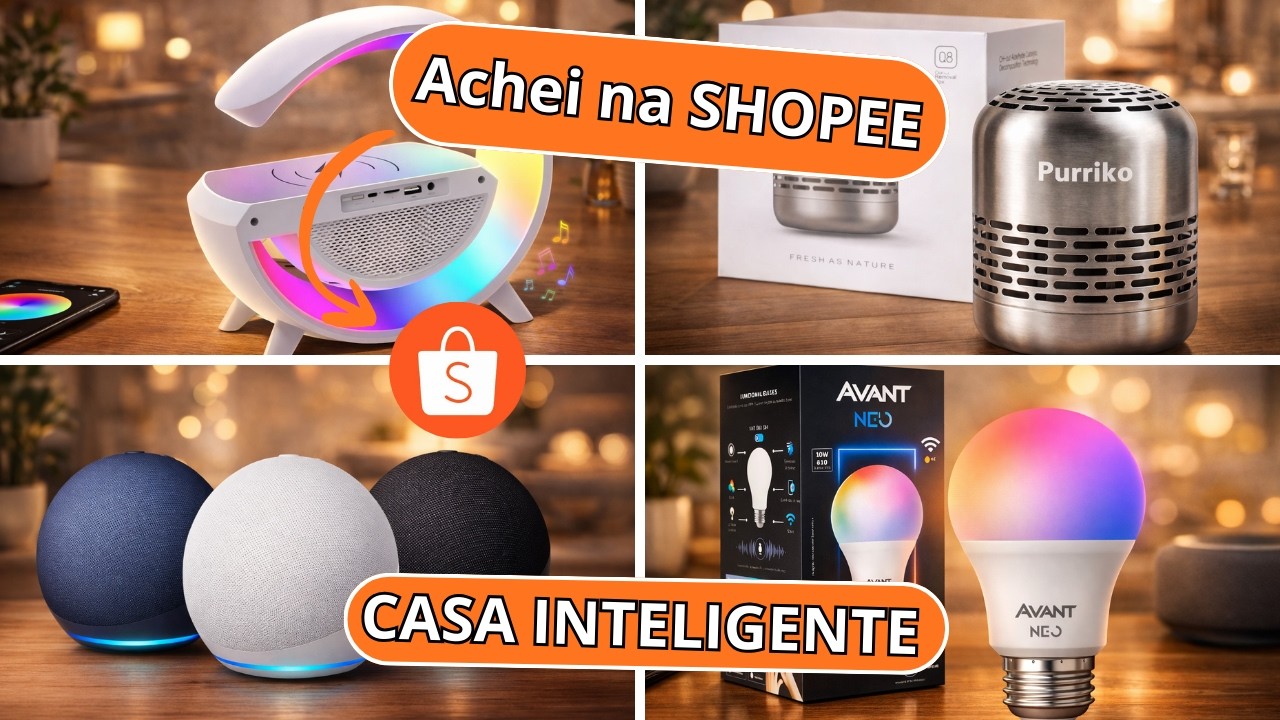 🌟13 ACHADINHOS INCRIVEIS DA SHOPEE para deixar sua casa mais inteligente | PRODUTOS INOVADORES