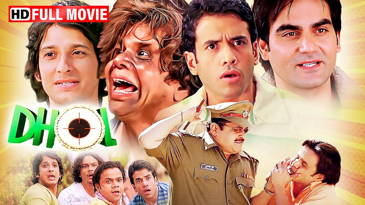 Non-Stop हंसी की गारंटी 💯 | DHOL Full Movie | Rajpal Yadav Comedy | Sharman Joshi, Tusshar Kapoor