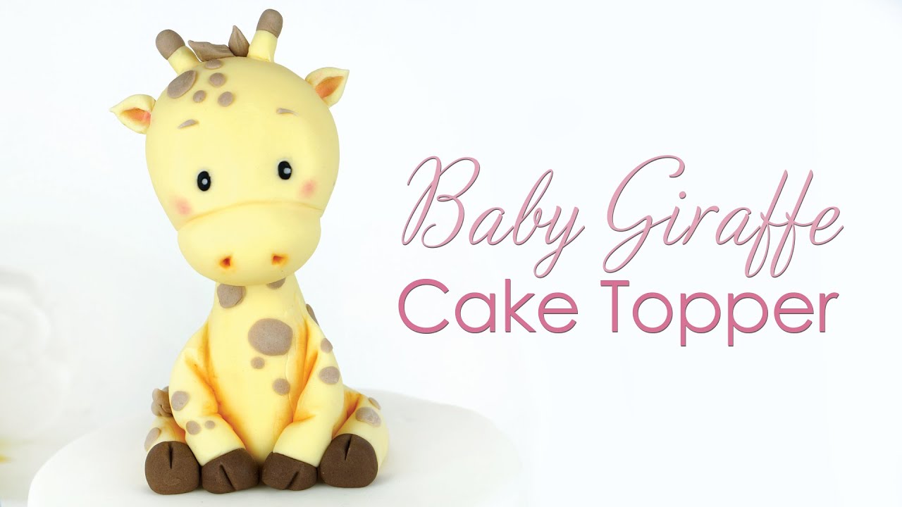 How to make a Baby Giraffe Cake Topper Tutorial