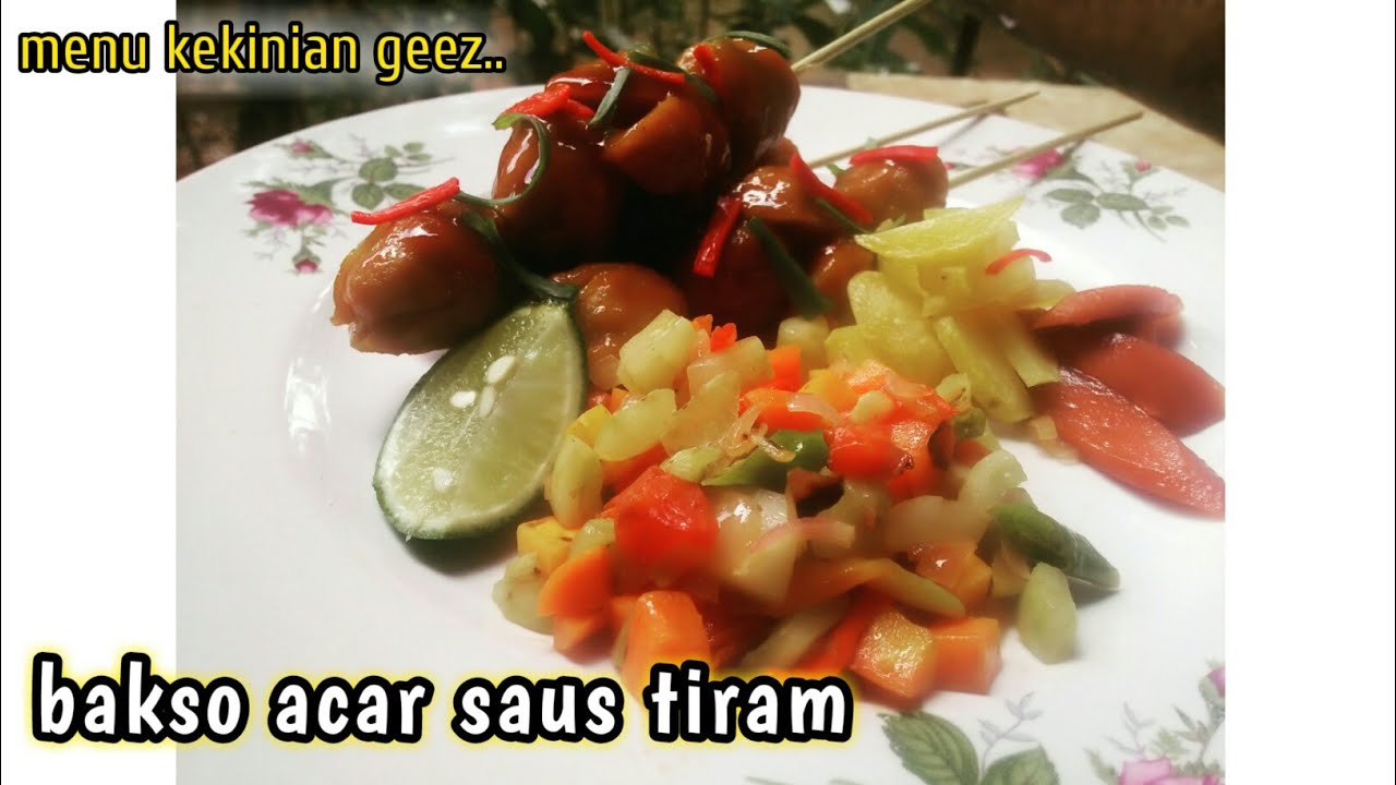 Resep Sate Bakso pedes