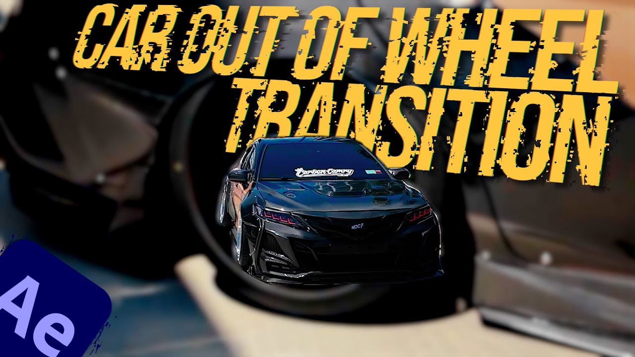 Эффект перехода «Выходящий из-под колеса автомобиль» в After Effects
