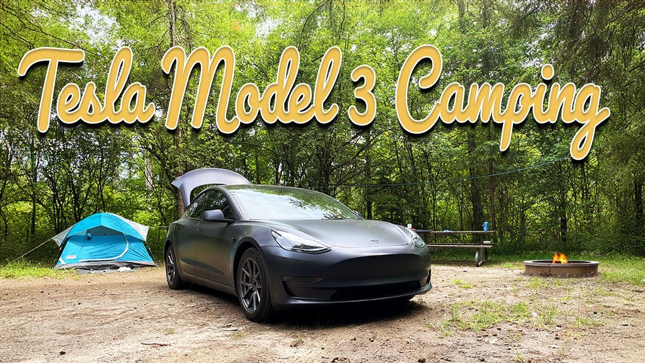 Can the Tesla Model 3 Handle a Camping Trip? We Put It to the Test!