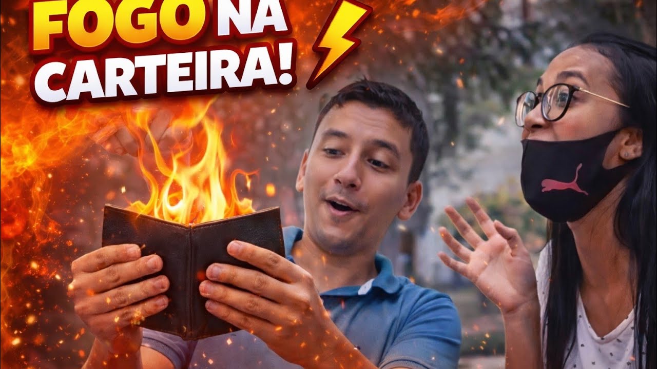 Saí da casa de gravação do Rezende e já fui para as ruas fazer mágica, mas não deu certo! 