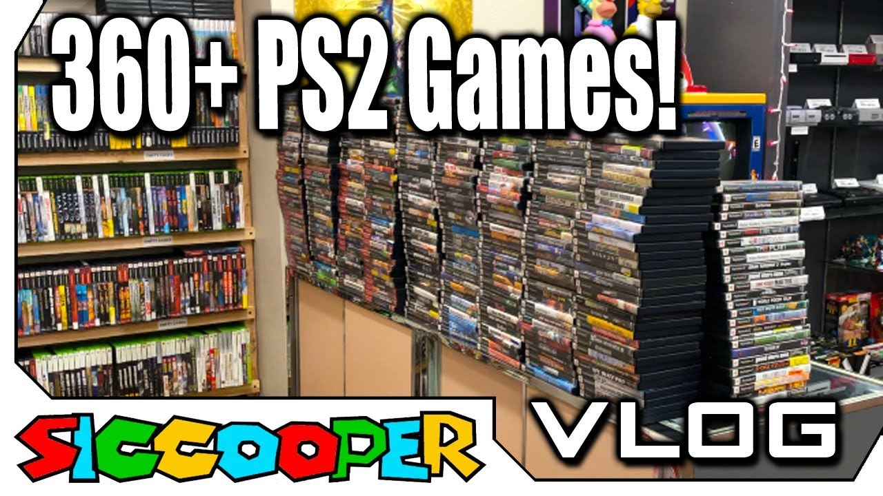 MASSIVE PS2 COLLECTION TRADED INTO MY GAME STORE (360+ Games!) | SicCooper