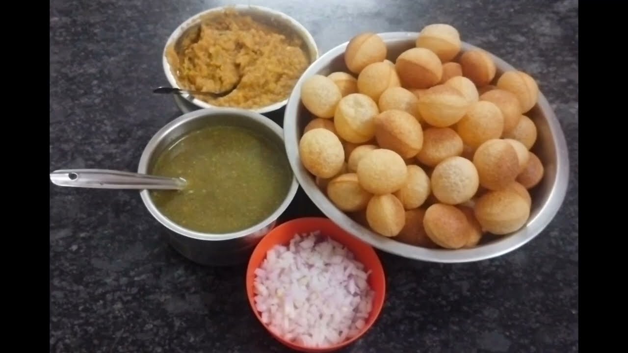 //ఇంట్లోనే పానీ పూరి ఇలా సింపుల్ గా తయారు చేసుకోండి// అందరు చాల ఇష్టంగా తింటారు😋
