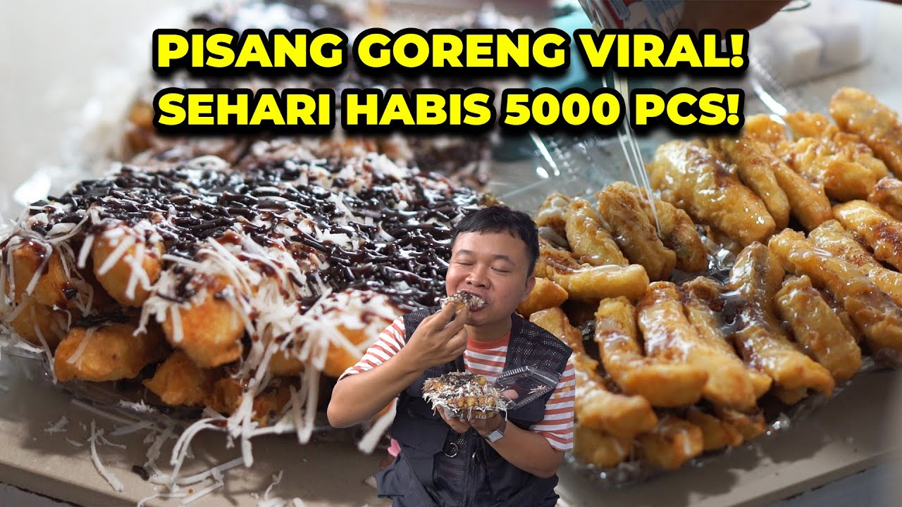 CUMA JUALAN PISANG GORENG DIKASIH TOPPING TAPI OMSETNYA SEHARI BISA JUTAAN!