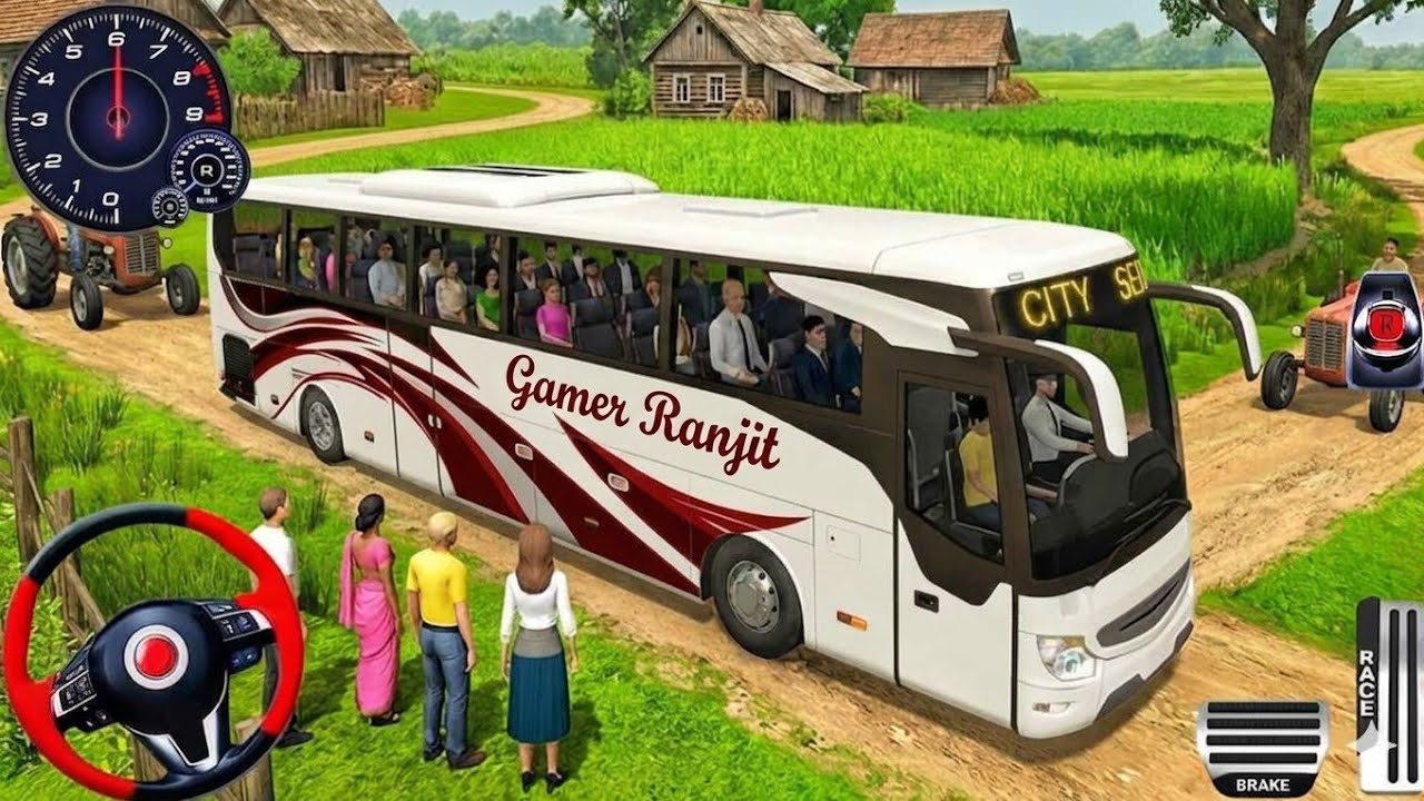 Bus simulator game 🎮 