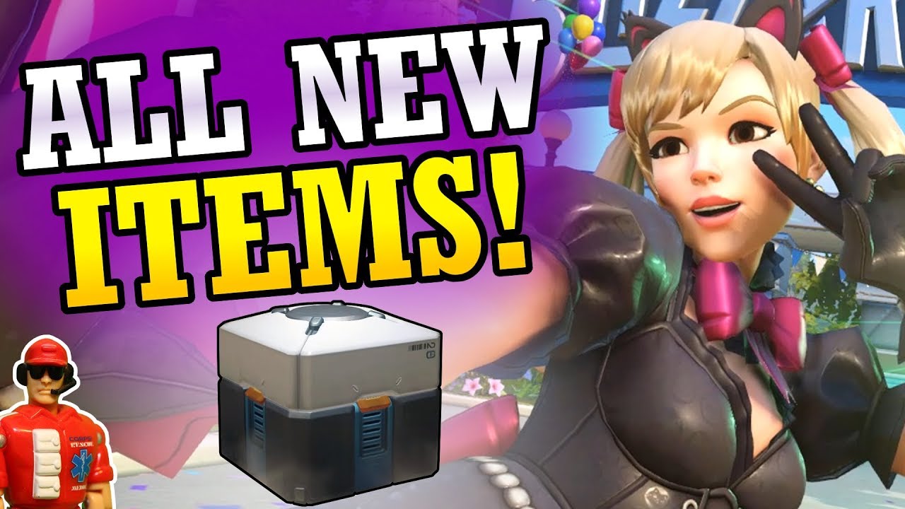 Overwatch - All New SKINS, Emotes, Highlight Intros, and More! (Blizzard World Update)