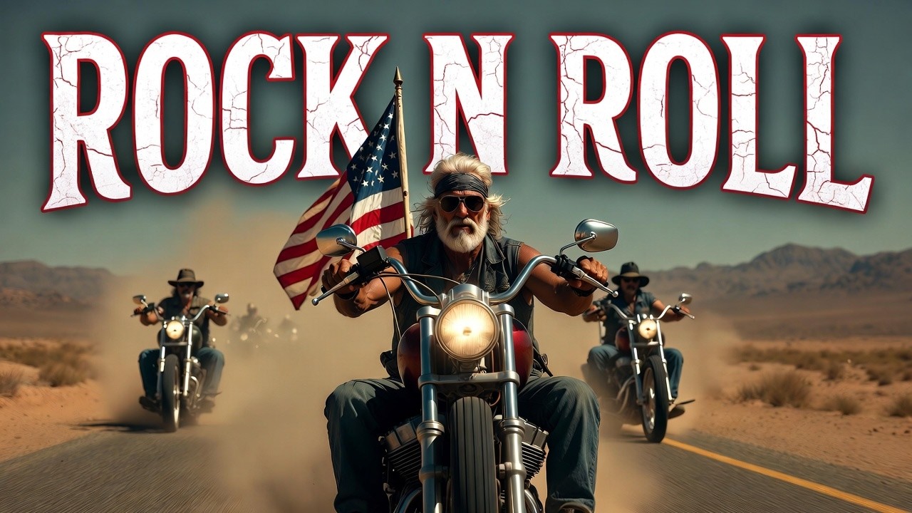 Best Music Rock N Roll 🎸 Rock N Ride 🔥 Rock n Roll on the Open Road