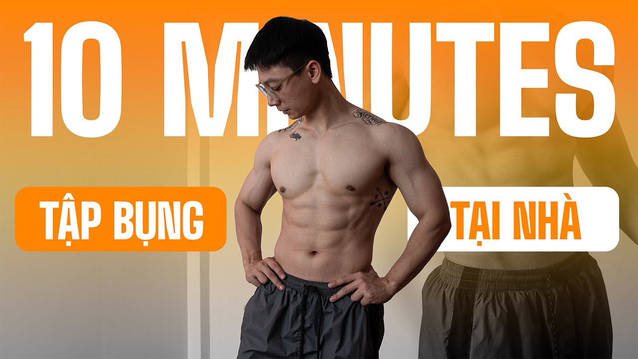 10 Ph&uacute;t đơn giản TẬP BỤNG CỰC KH&Ocirc; | H&egrave; 2024 | Summer Abs Workout | SHINPHAMM