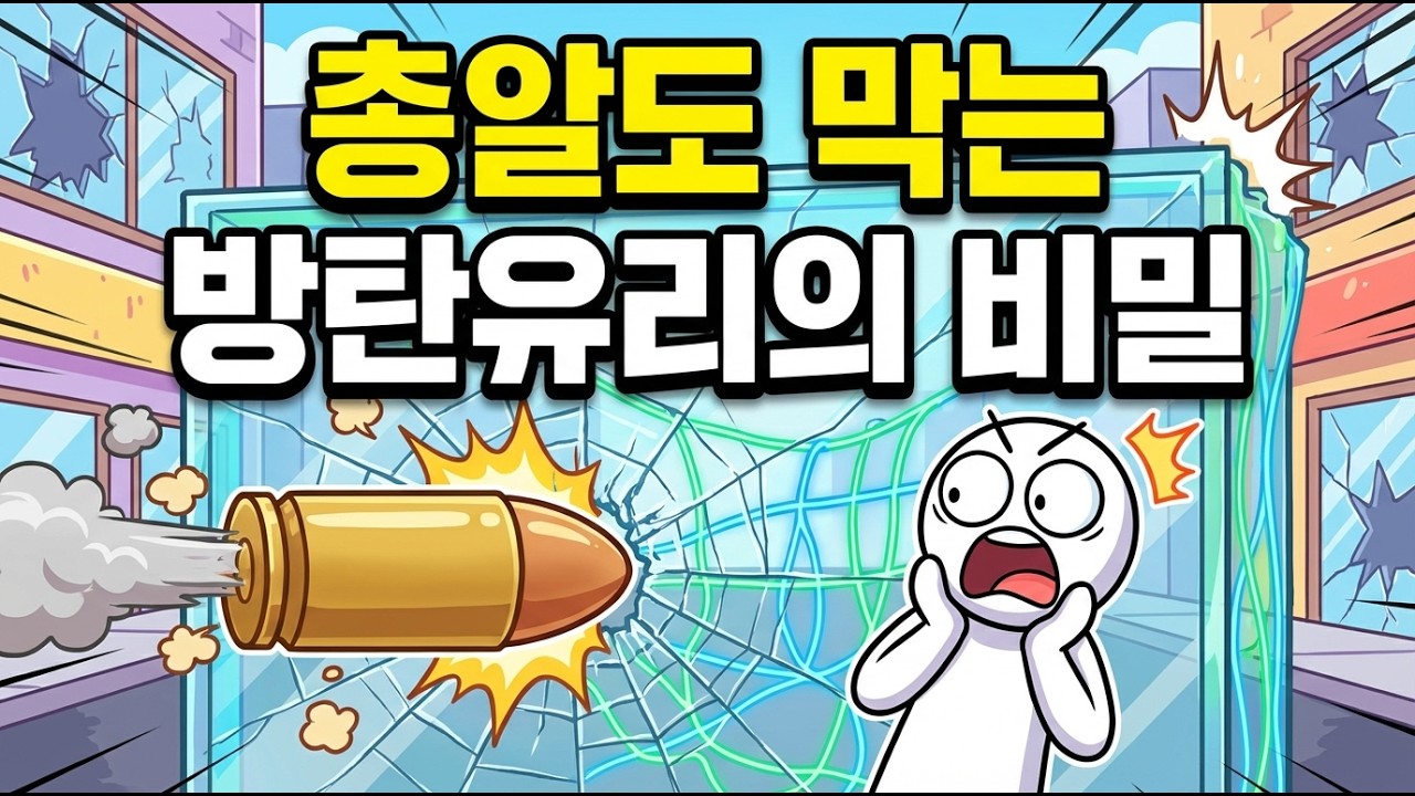 총알도 막는 방탄유리, 도대체 뚫리지 않는 이유가 뭘까?