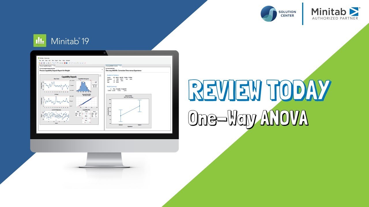 #ReviewToday : การวิเคราะห์ One-Way ANOVA ในโปรแกรม Minitab 19