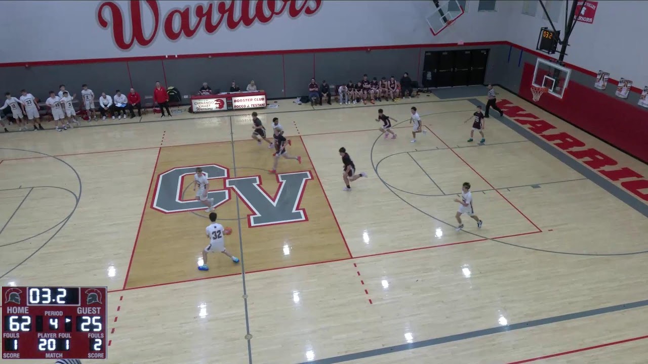 Chenango Valley vs Sidney High School Boys' JuniorVarsity Basketball