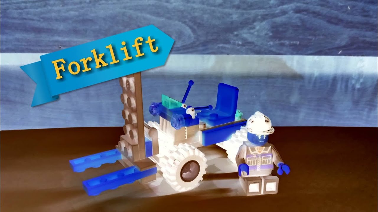 9 Forklift MOC Bootleg Lego Brand ( ZHILING )