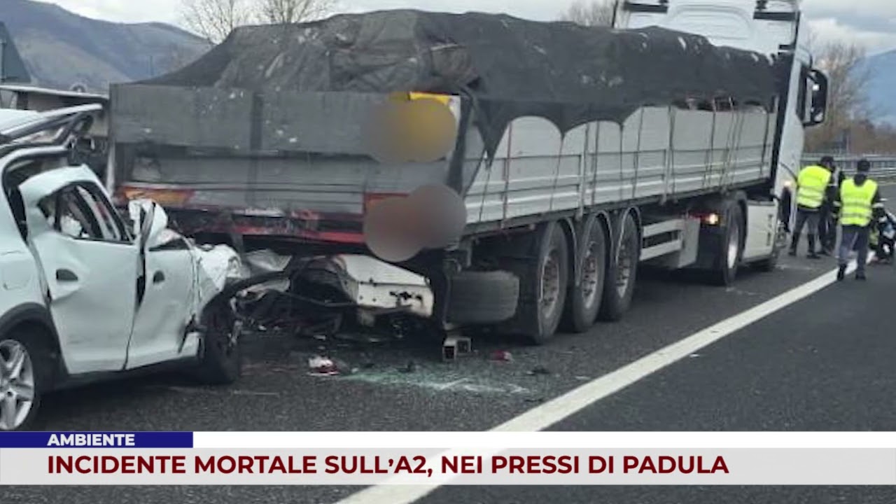 CRONACA. INCIDENTE MORTALE SULL’A2, NEI PRESSI DI PADULA